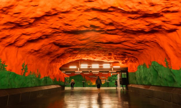 【ストックホルム地下鉄アート】Solna Centrum